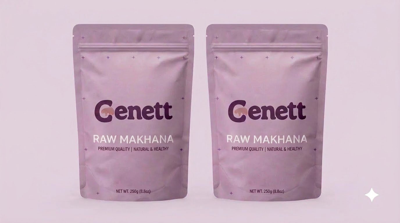 pack of 2 250 gm raw makhana